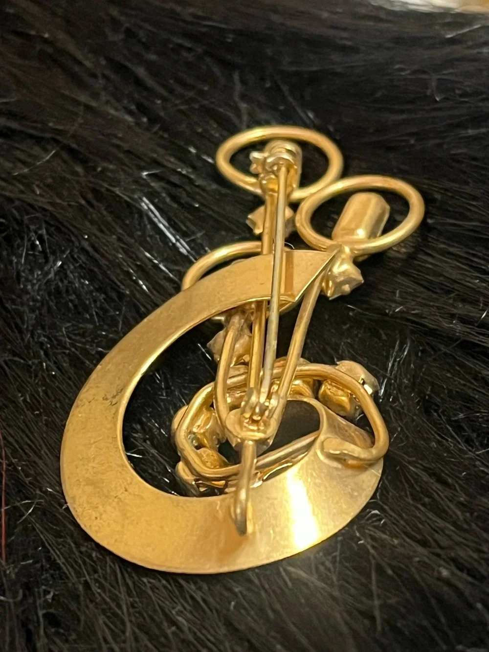 Vintage Rhinestone Brooch